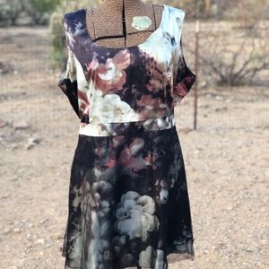 Little Party Dress with black netting